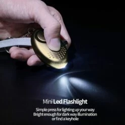 LITZEE Alarme Personnelle, Personnel Alarme, Alarme 140db Emergency Self Defense Security With LED Light For Women Girls Elderly Safety, Purple (Batteries Inclus) (d'or) -Equipement antichute Soldes 32755202 4