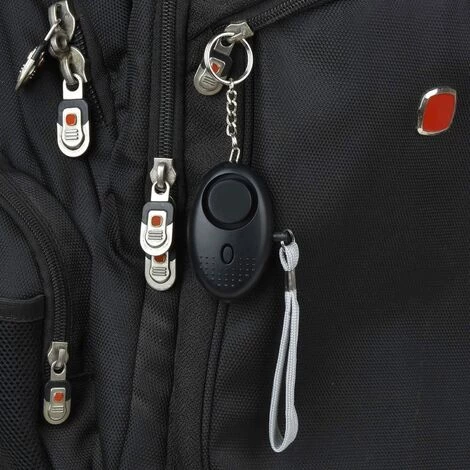LangRay Alarme Personnelle, Porte-clés D'alarme De Panique, 140 DB, Alarme De Sécurité Avec Lumière LED Pour Femmes, Filles Et Personnes âgées (Noir) 7 LangRay Alarme Personnelle, Porte-clés D'alarme De Panique, 140 DB, Alarme De Sécurité Avec Lumière LED Pour Femmes, Filles Et Personnes âgées (Noir) – Image 5