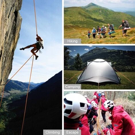 Triomphe Corde De Sécurité Corde En Nylon Corde Corde Grimpant Corde D'escalade Corde De Vie Corde De Vie Corde D'escalade Corde D'escalade 14mm Rouge (30 Mètres + 2 Courbes De Carabine 6 Triomphe Corde De Sécurité Corde En Nylon Corde Corde Grimpant Corde D'escalade Corde De Vie Corde De Vie Corde D'escalade Corde D'escalade 14mm Rouge (30 Mètres + 2 Courbes De Carabine – Image 4