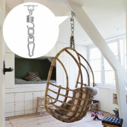 ASUPERMALL Kit De Suspension D'Oscillation Robuste, Kit D'Installation De Rotation D'Oscillation De Crochet De Ressort, Kit De Suspension De Mousqueton 11 ASUPERMALL Kit De Suspension D'Oscillation Robuste, Kit D'Installation De Rotation D'Oscillation De Crochet De Ressort, Kit De Suspension De Mousqueton -Equipement antichute Soldes 33244613 5