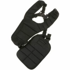 LITZEE Harnais à Double Bandoulière Rembourrée Boutonnage Sécurité Bretelles Pour Débroussailleuse Tondeuse Et Taille-Bordures Épaule Rembourrée Boutonnage Sécurité Noir -Equipement antichute Soldes 33252803 4