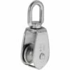 AIDUCHO Robuste Poulie à Corde Réa Simple Avec Emerillon Pivotante En Inox Pulley Block Charge Max. 35 - 1000 Kg - M25 -Equipement antichute Soldes 33719943 1
