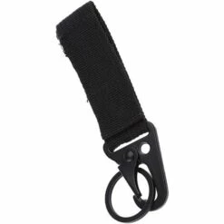AIDUCHO Nylon Tactique Molle Pendaison Mousqueton De Ceinture Crochet Cle Sangle Boucle Noire