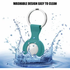 ASUPERMALL Kkmoon Tracker Porte-Couverture De Protection En Silicone Cas De Remplacement Couverture Pour Airtag Anti-Perdu Anti-Scratch Finder Protector Avec Porte-Cles, Blanc -Equipement antichute Soldes 33768518 3