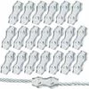 BARES Connecteur En Acier Galvanisé Par épisseuse De Fils De Connecteur De Corde Poly Pour Clôtures électriques (20) -Equipement antichute Soldes 34909260 1