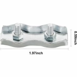 BARES Connecteur En Acier Galvanisé Par épisseuse De Fils De Connecteur De Corde Poly Pour Clôtures électriques (20) -Equipement antichute Soldes 34909260 2