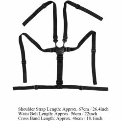 BRIDAY Harnais Et Sangles De Sécurité Sangle De Poussette Ceinture De Sécurité Bébé Harnais Réglable à 5 Points Sangle Pour Poussette Chaise Haute -Equipement antichute Soldes 35009657 2