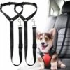 DONTODENT Chien De Compagnie Chat Ceinture De Sécurité Voiture Appui-tête Ceinture De Sécurité Réglable Harnais De Ceinture De Sécurité De Voiture -Equipement antichute Soldes 35077364 1