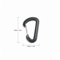 HAPPYSHOPPING 5 PCS D Forme En Plastique Mousqueton D-Ring Porte-cles Ressort Crochet Molle Fermoir Boucle Escalade Outil Exterieur -Equipement antichute Soldes 35985603 4