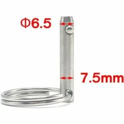 BEARSU Goupille De Charnière à Boule En Acier Inoxydable, Paquet De 4 Goupilles à Dégagement Rapide 1/4 "pour Le Matériel De Dessus De Bimini -Equipement antichute Soldes 36719114 4