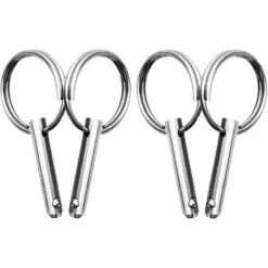 BEARSU Goupille De Charnière à Boule En Acier Inoxydable, Paquet De 4 Goupilles à Dégagement Rapide 1/4 "pour Le Matériel De Dessus De Bimini -Equipement antichute Soldes 36719114 5