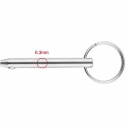 BEARSU Lot De 2 Goupilles à Dégagement Rapide En Acier Inoxydable 316, Diamètre 1/4" (6,3 Mm), Longueur Totale 3" (76 Mm), Longueur Effective 2,4" (61 Mm), Goupille Supérieure Bimini, Matériel Marin 9 BEARSU Lot De 2 Goupilles à Dégagement Rapide En Acier Inoxydable 316, Diamètre 1/4" (6,3 Mm), Longueur Totale 3" (76 Mm), Longueur Effective 2,4" (61 Mm), Goupille Supérieure Bimini, Matériel Marin -Equipement antichute Soldes 36719116 3