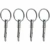 BEARSU 4 PCS Bimini Top Pins, Goupille à Dégagement Rapide De 1/4 "de Diamètre Avec Came Et Ressort, Goupilles De Charnière Amovibles En Acier Inoxydable 316 Quincaillerie Marine -Equipement antichute Soldes 36719133 1