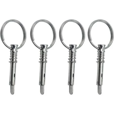 BEARSU 4 PCS Bimini Top Pins, Goupille à Dégagement Rapide De 1/4 "de Diamètre Avec Came Et Ressort, Goupilles De Charnière Amovibles En Acier Inoxydable 316 Quincaillerie Marine 3 BEARSU 4 PCS Bimini Top Pins, Goupille à Dégagement Rapide De 1/4 "de Diamètre Avec Came Et Ressort, Goupilles De Charnière Amovibles En Acier Inoxydable 316 Quincaillerie Marine