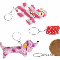 BRIDAY 100 PCS Anneau Porte Clé, 25 Mm Porte Clef Avec Chaîne Argent Porte Clef Avec Anneaux -Equipement antichute Soldes 36813723 5