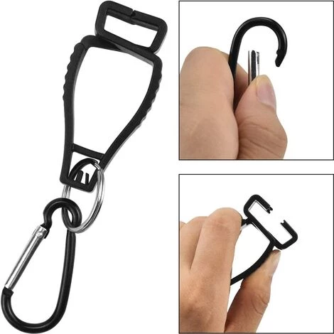 LangRay Pinces à Gants 2 PCS Support De Pince De Préhension De Gants De Travail Pince De Sécurité Au Travail Porte-gants Pince à Gants 5 LangRay Pinces à Gants 2 PCS Support De Pince De Préhension De Gants De Travail Pince De Sécurité Au Travail Porte-gants Pince à Gants – Image 3