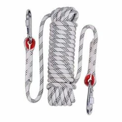 LangRay Corde D'escalade, Diamètre 12 Mm Accessoires De Randonnée Outdoor Statiques Corde De Sécurité Haute Résistance, 10 M Blanc