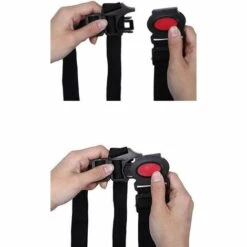 LITZEE Harnais De Sécurité Pour Bébé,5 Points Bébé Ceintures Réglable Sangle De Sécurité Pour Poussette Universel Chaise Haute Enfants Noir -Equipement antichute Soldes 37311298 3