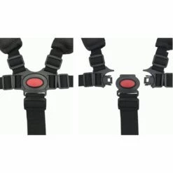 LITZEE Harnais De Sécurité Pour Bébé,5 Points Bébé Ceintures Réglable Sangle De Sécurité Pour Poussette Universel Chaise Haute Enfants Noir -Equipement antichute Soldes 37311298 5