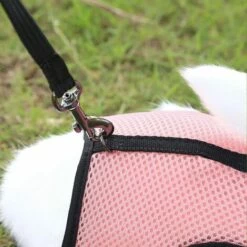 TRIOMPHE Harnais Pour Lapins Cochons D'Inde Petits Animaux Avec Laisse Élastique Gilet Souple Pour Promenade (Rose) -Equipement antichute Soldes 37838762 4