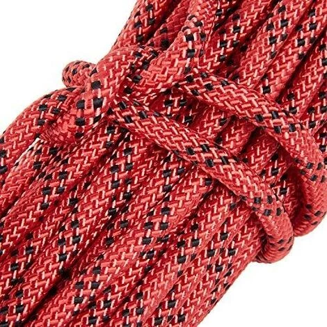 ECHOO Corde D’Escalade En Rappel Auxiliaire En Polyester/NylonCharge 900kg Pour Alpinisme Sauvetage 10m 5 ECHOO Corde D’Escalade En Rappel Auxiliaire En Polyester/NylonCharge 900kg Pour Alpinisme Sauvetage 10m – Image 3