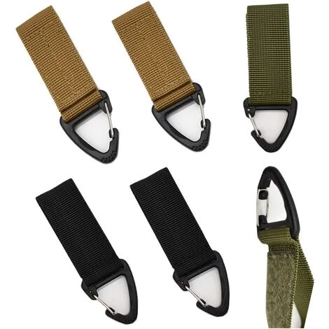 ECHOO Nylon Tactique Mousquetons Porte Clé Multifonction Tactique Pour Ceinture Sangle Boucle Gilet Activité De Plein Air Camping Randonnée Molle Sac 6 Pièces De 3 Couleurs Noir Herbe Vert Kaki 3 ECHOO Nylon Tactique Mousquetons Porte Clé Multifonction Tactique Pour Ceinture Sangle Boucle Gilet Activité De Plein Air Camping Randonnée Molle Sac 6 Pièces De 3 Couleurs Noir Herbe Vert Kaki