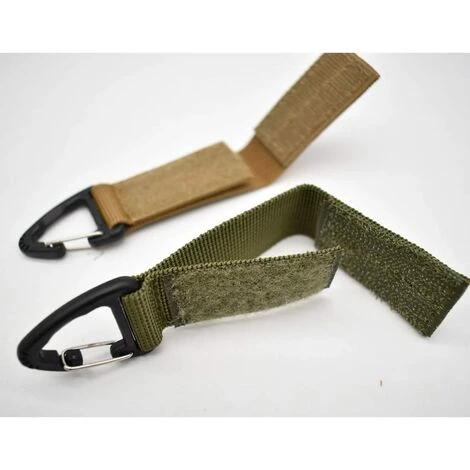 ECHOO Nylon Tactique Mousquetons Porte Clé Multifonction Tactique Pour Ceinture Sangle Boucle Gilet Activité De Plein Air Camping Randonnée Molle Sac 6 Pièces De 3 Couleurs Noir Herbe Vert Kaki 6 ECHOO Nylon Tactique Mousquetons Porte Clé Multifonction Tactique Pour Ceinture Sangle Boucle Gilet Activité De Plein Air Camping Randonnée Molle Sac 6 Pièces De 3 Couleurs Noir Herbe Vert Kaki – Image 4