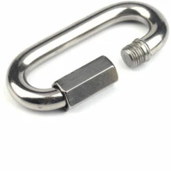 BETTERLIFE 2-Pack M8 En Acier Inoxydable D Forme Mousqueton Quick Link Keychain Buckle -Equipement antichute Soldes 38157757 5