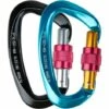BETTERLIFE 2pcs Mousquetons Escalade [25KN] Mousqueton Aluminium Avec Bouchon à Vis, Forme De D, Idéal Pour Alpinisme, Randonné,Le Sauvetage, Camping Et Pêche -Equipement antichute Soldes 38157770 1