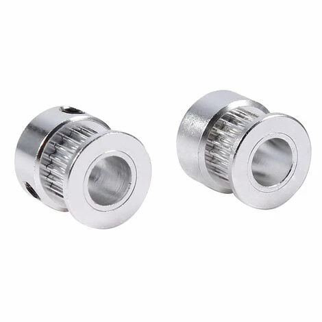 ABCRITAL 2Pcs Gt2 Poulie De Courroie 20 Dents 8Mm Poullie De Distribution Poulie Dentée En Alliage D'Aluminium Pignons De Synchronisation Pour Imprimante 3D (#1) 5 ABCRITAL 2Pcs Gt2 Poulie De Courroie 20 Dents 8Mm Poullie De Distribution Poulie Dentée En Alliage D'Aluminium Pignons De Synchronisation Pour Imprimante 3D (#1) – Image 3