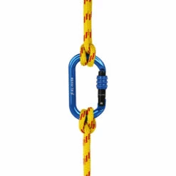 HAPPYSHOPPING Mousqueton D'escalade Professionnel 25KN Mousqueton De Porte De Verrouillage A Vis Robuste Boucle D'escalade En Forme De O Clip De Verrouillage De Hamac Leger Pour L'escalade Rappel Canyoning Hamac Materiel D'escalade Equipement De Clip Rapide, Modele: Ar -Equipement antichute Soldes 39279636 3