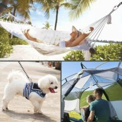 BETTERLIFE Mousquetons Escalade, MALAYAS 2Pcs Mousquetons De Sécurité 25KN En Forme De O Mousqueton à Verrouillage Pour L'escalade, La Descente En Rappel, Hamacs, Laisse Pour Chien, Bouteille -Equipement antichute Soldes 39654842 5