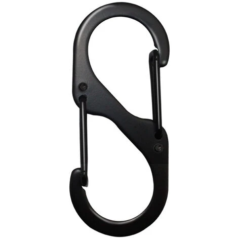 BETTERLIFE Lot De 20 Mousquetons En S - En Acier Inoxydable - Type S - Double Mousqueton En Métal - 2 Ouvertures - Pour La Maison, Les Randonnées En Plein Air, La Pêche, Le Camping - Noir 3 BETTERLIFE Lot De 20 Mousquetons En S - En Acier Inoxydable - Type S - Double Mousqueton En Métal - 2 Ouvertures - Pour La Maison, Les Randonnées En Plein Air, La Pêche, Le Camping - Noir