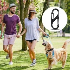 BETTERLIFE Lot De 20 Mousquetons En S - En Acier Inoxydable - Type S - Double Mousqueton En Métal - 2 Ouvertures - Pour La Maison, Les Randonnées En Plein Air, La Pêche, Le Camping - Noir 11 BETTERLIFE Lot De 20 Mousquetons En S - En Acier Inoxydable - Type S - Double Mousqueton En Métal - 2 Ouvertures - Pour La Maison, Les Randonnées En Plein Air, La Pêche, Le Camping - Noir -Equipement antichute Soldes 39654860 5