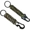 BETTERLIFE Lot De 2 Porte-clés En Avec Mousqueton, Lanière Tressée Pour Clés, Couteau, Lampe De Poche, De Camping Nœud D'urgence Outils D'ouverture De Bouteille