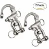 BETTERLIFE Mousqueton à Emerillon, 2 Pièces Mousqueton Pivotant à Emerillon Maillons Rapides En Acier Inoxydable 316 Crochet à Ressort Rapide à Largage Pour Drisse De Voilier Bateaux Accessoires (70mm) 2 BETTERLIFE Mousqueton à Emerillon, 2 Pièces Mousqueton Pivotant à Emerillon Maillons Rapides En Acier Inoxydable 316 Crochet à Ressort Rapide à Largage Pour Drisse De Voilier Bateaux Accessoires (70mm) -Equipement antichute Soldes 39689708 1
