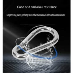 ABCRITAL Mousqueton 6 Mm 8 Pièces Mousqueton De Sport Type Crochet Mousqueton -Equipement antichute Soldes 39709545 4