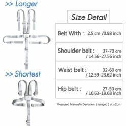TRIOMPHE Sangles De Sécurité Pour Chaise Haute, Harnais De Sécurité 5 Points Pour Enfants Convertibles Pour Chaise Haute/landau/poussette/poussette 9 TRIOMPHE Sangles De Sécurité Pour Chaise Haute, Harnais De Sécurité 5 Points Pour Enfants Convertibles Pour Chaise Haute/landau/poussette/poussette -Equipement antichute Soldes 39710091 3