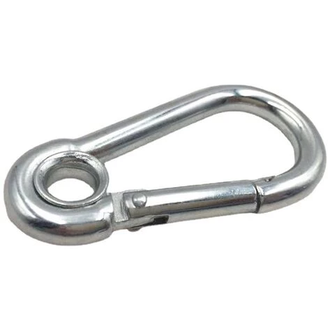 TRIOMPHE 2 Pièces 6-mm Mousqueton En Acier Inoxydable Charge De Rupture 120 Kg Mousqueton Pompier 6x60-mm 3 TRIOMPHE 2 Pièces 6-mm Mousqueton En Acier Inoxydable Charge De Rupture 120 Kg Mousqueton Pompier 6x60-mm