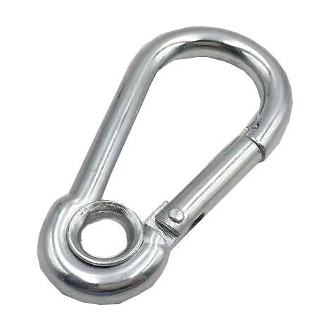 TRIOMPHE 2 Pièces 6-mm Mousqueton En Acier Inoxydable Charge De Rupture 120 Kg Mousqueton Pompier 6x60-mm 4 TRIOMPHE 2 Pièces 6-mm Mousqueton En Acier Inoxydable Charge De Rupture 120 Kg Mousqueton Pompier 6x60-mm – Image 2