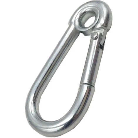 TRIOMPHE 2 Pièces 6-mm Mousqueton En Acier Inoxydable Charge De Rupture 120 Kg Mousqueton Pompier 6x60-mm 5 TRIOMPHE 2 Pièces 6-mm Mousqueton En Acier Inoxydable Charge De Rupture 120 Kg Mousqueton Pompier 6x60-mm – Image 3