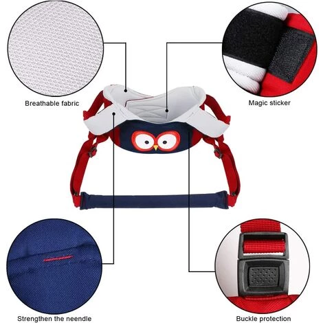 TRIOMPHE Harnais Bebe,Harnais De Marche Pour Bébé,Bébé Harnais De Sécurité Enfant Réglable Bretelles Aide à La Marche Bébé Marche Protection Ceinture(1 Pièce, Bleu) 4 TRIOMPHE Harnais Bebe,Harnais De Marche Pour Bébé,Bébé Harnais De Sécurité Enfant Réglable Bretelles Aide à La Marche Bébé Marche Protection Ceinture(1 Pièce, Bleu) – Image 2