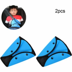 DEVENIRRICHE Ajusteur De Ceinture De Sécurité Pour Enfants, Lot De 2, Positionneur Triangulaire De Couverture De Sécurité De Ceinture De Sécurité De Voiture Pour Enfants, Bébé, Personnes De Petite Taille, Ajusteur Automatique De Sangle D'épaule Ferme, Harnais De Prote
