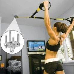 GUAZHUNIFR 2 Pcs Lourds Crochet De Plafond, 450KG Capacité Acier Inoxydable Hamac à Suspendre Kit 180°Rotation Pour Béton Bois Ensembles, Chaise Accrochante, Lampe Accrochante, Hamac, Yoga, Avec Vis De Fixatio 9 GUAZHUNIFR 2 Pcs Lourds Crochet De Plafond, 450KG Capacité Acier Inoxydable Hamac à Suspendre Kit 180°Rotation Pour Béton Bois Ensembles, Chaise Accrochante, Lampe Accrochante, Hamac, Yoga, Avec Vis De Fixatio -Equipement antichute Soldes 41869205 3