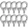 GUAZHUNIFR Lot De 10 Boulons à œil M6 En Acier Inoxydable 304 - Boulons à œil - Boulons à œil En Forme De Bague Filetage Mâle Vis à Anneau Pour Levage De Vie Et Divers équipements De Levage D'ingénierie 2 GUAZHUNIFR Lot De 10 Boulons à œil M6 En Acier Inoxydable 304 - Boulons à œil - Boulons à œil En Forme De Bague Filetage Mâle Vis à Anneau Pour Levage De Vie Et Divers équipements De Levage D'ingénierie -Equipement antichute Soldes 41869207 1