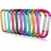 GUAZHUNIFR 10 Couleur Petit Mousqueton Prote Clés D Anneau Multicoulor Mousqueton Aluminium Mousqueton Pour Pêche Randonnée Sac à Dos -Equipement antichute Soldes 41872419 1