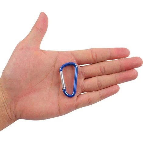 GUAZHUNIFR 10 Couleur Petit Mousqueton Prote Clés D Anneau Multicoulor Mousqueton Aluminium Mousqueton Pour Pêche Randonnée Sac à Dos 7 GUAZHUNIFR 10 Couleur Petit Mousqueton Prote Clés D Anneau Multicoulor Mousqueton Aluminium Mousqueton Pour Pêche Randonnée Sac à Dos – Image 5