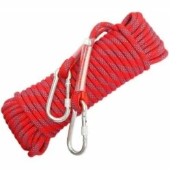 GUAZHUNIFR Corde D’Escalade En Rappel Auxiliaire En Polyester/NylonCharge 1000kg Pour Alpinisme Sauvetage 10m