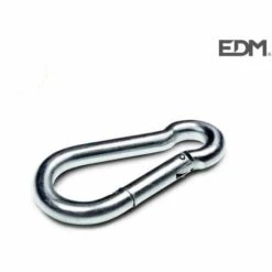 EDM Mousqueton Pompier Zinc 9cmxø9mm