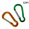 EDM Mousqueton Alu 10cmxø10mm Couleurs Assortis -Equipement antichute Soldes 42037533 1